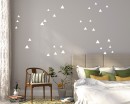 Triangle Pattern Wall Decal Baby Nursery Modern Vinyl Sticker